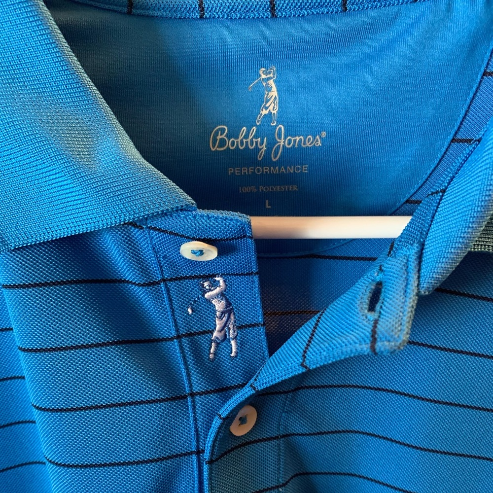 Bobby Jones Performance SPF Polo Golf Shirt L